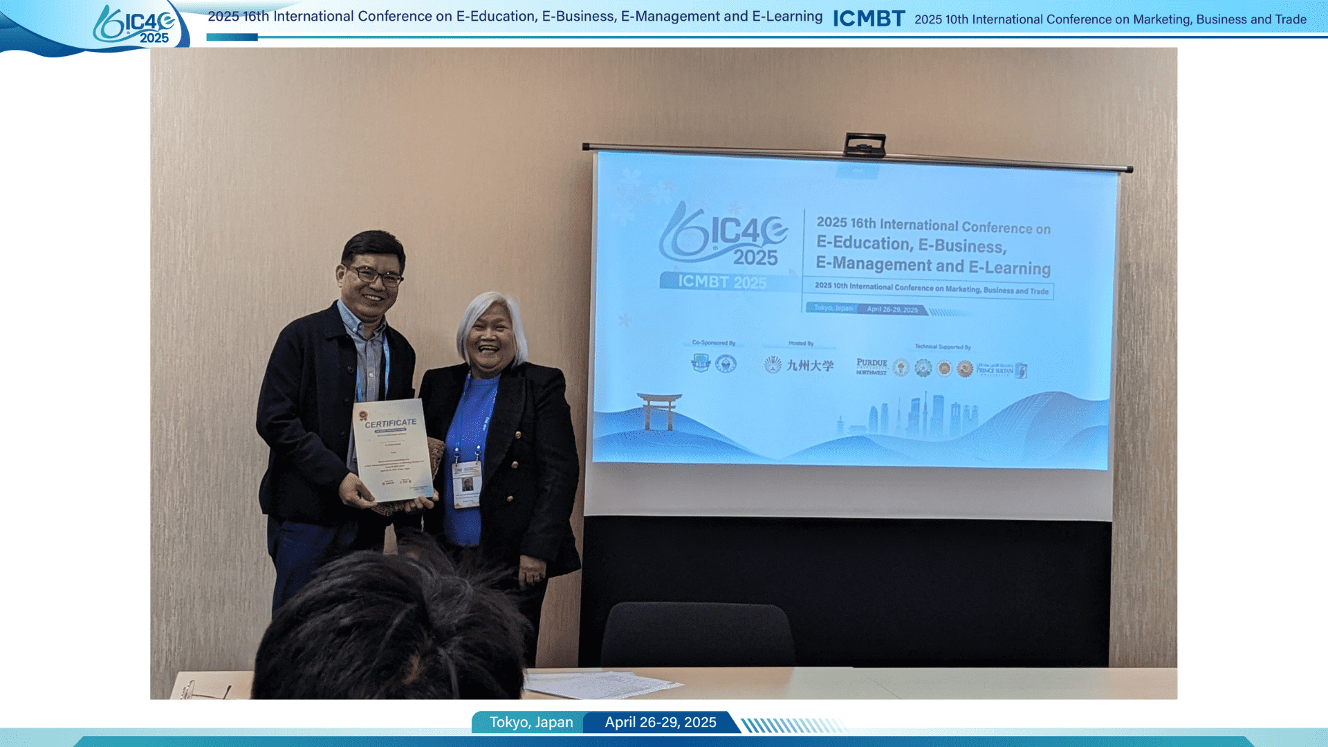 Best Presentation Award Winner - Onsite Session 16